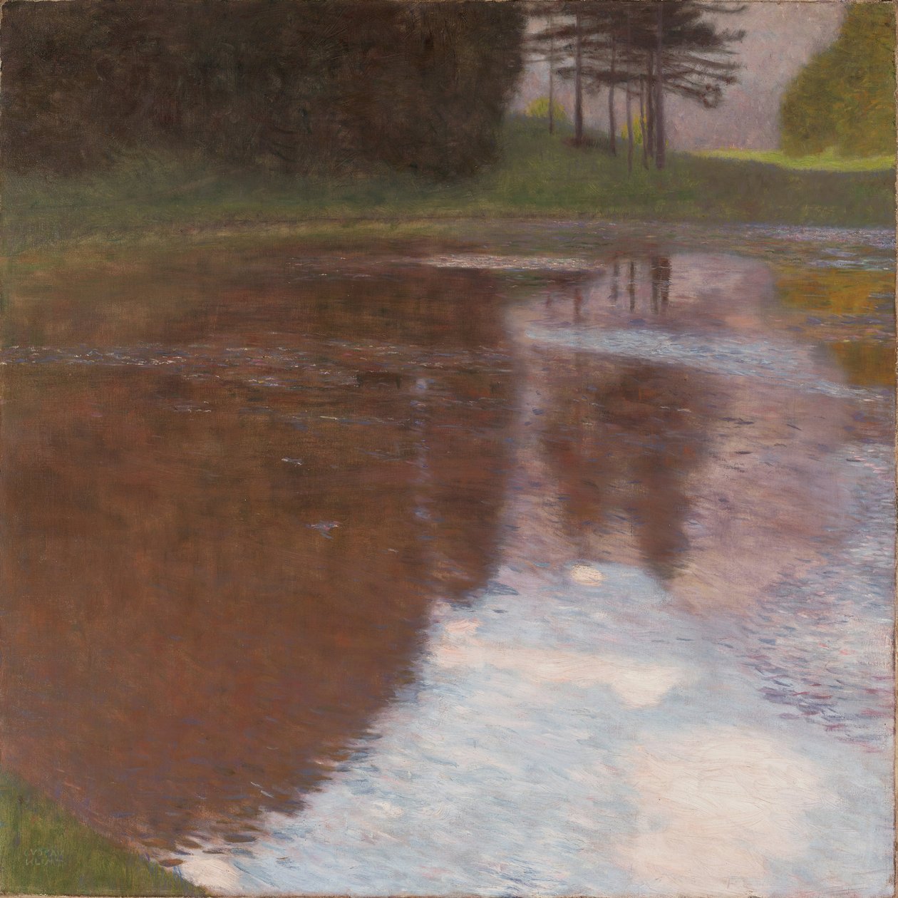 Stille Vijver door Gustav Klimt