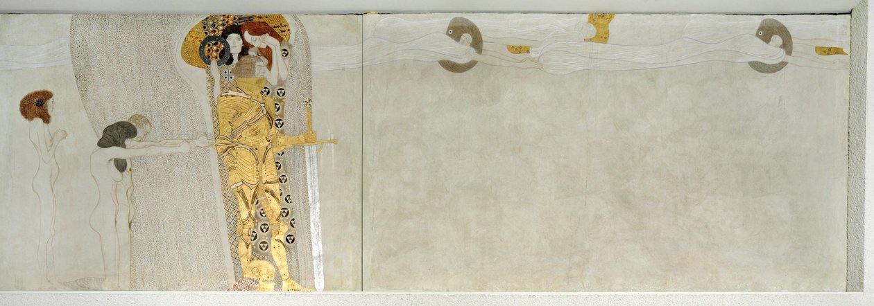 The Beethoven Frieze, detail door Gustav Klimt
