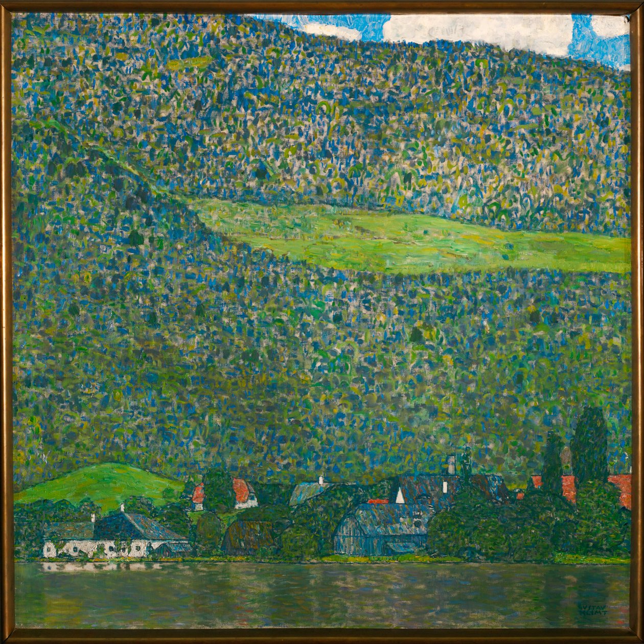 Unterach aan de Attersee, Oostenrijk door Gustav Klimt