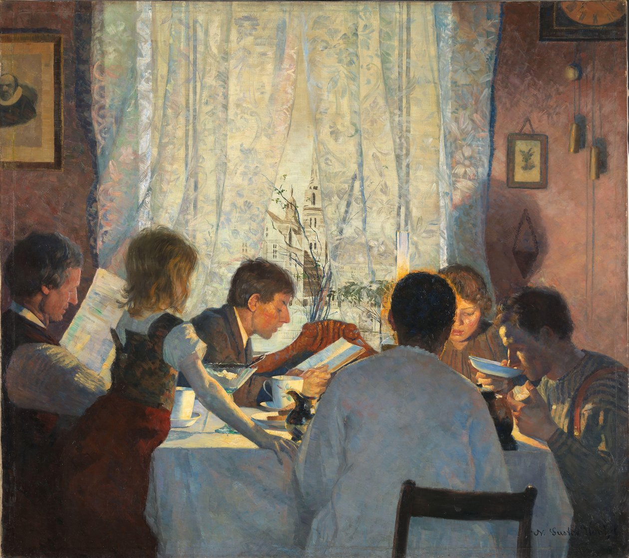 Ochtendsfeer door Gustav Wentzel