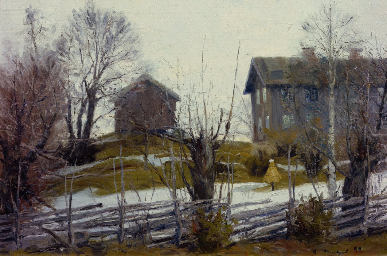 Lente dooi door Gustav Wentzel