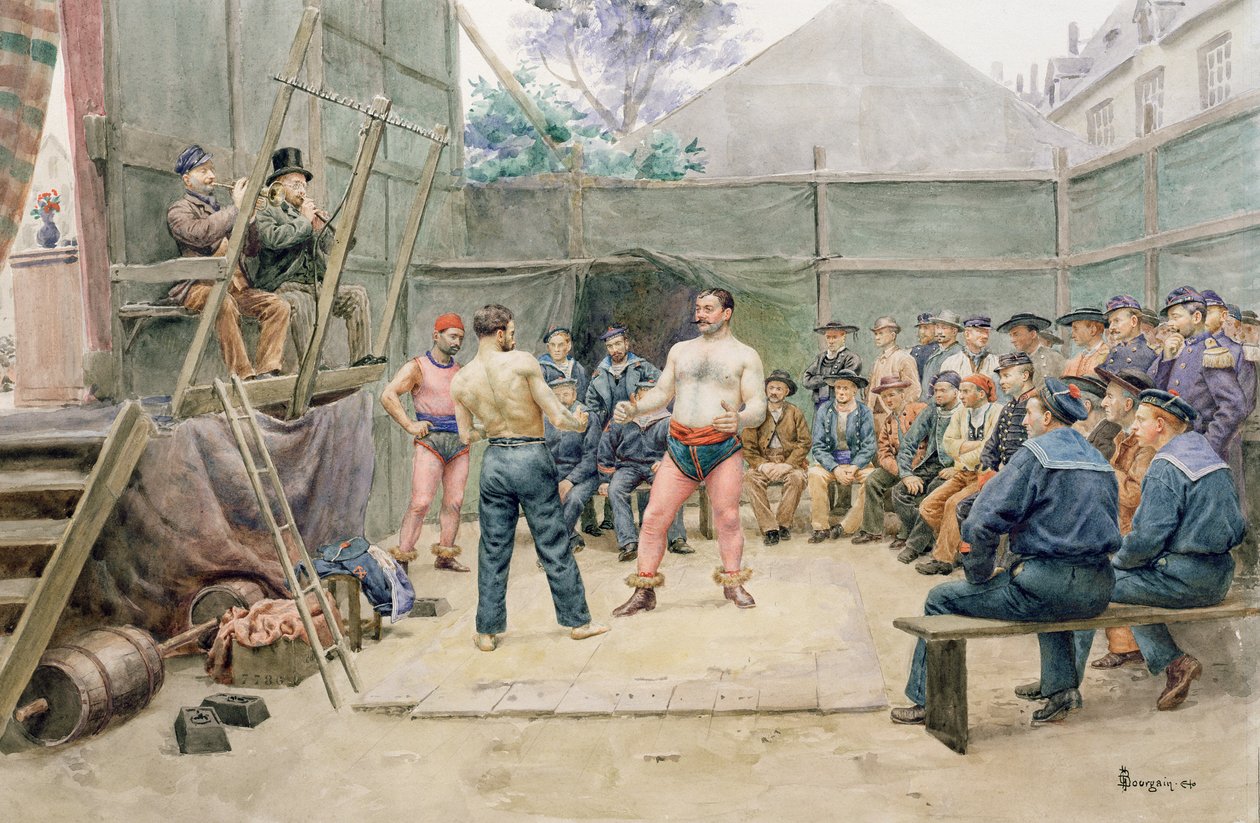 De kermis door Gustave Bourgain