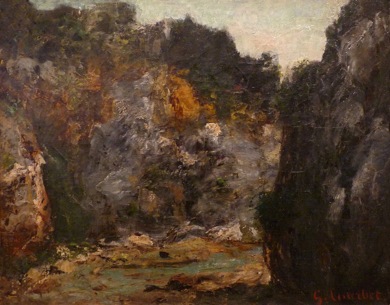 De Kloof door Gustave Courbet