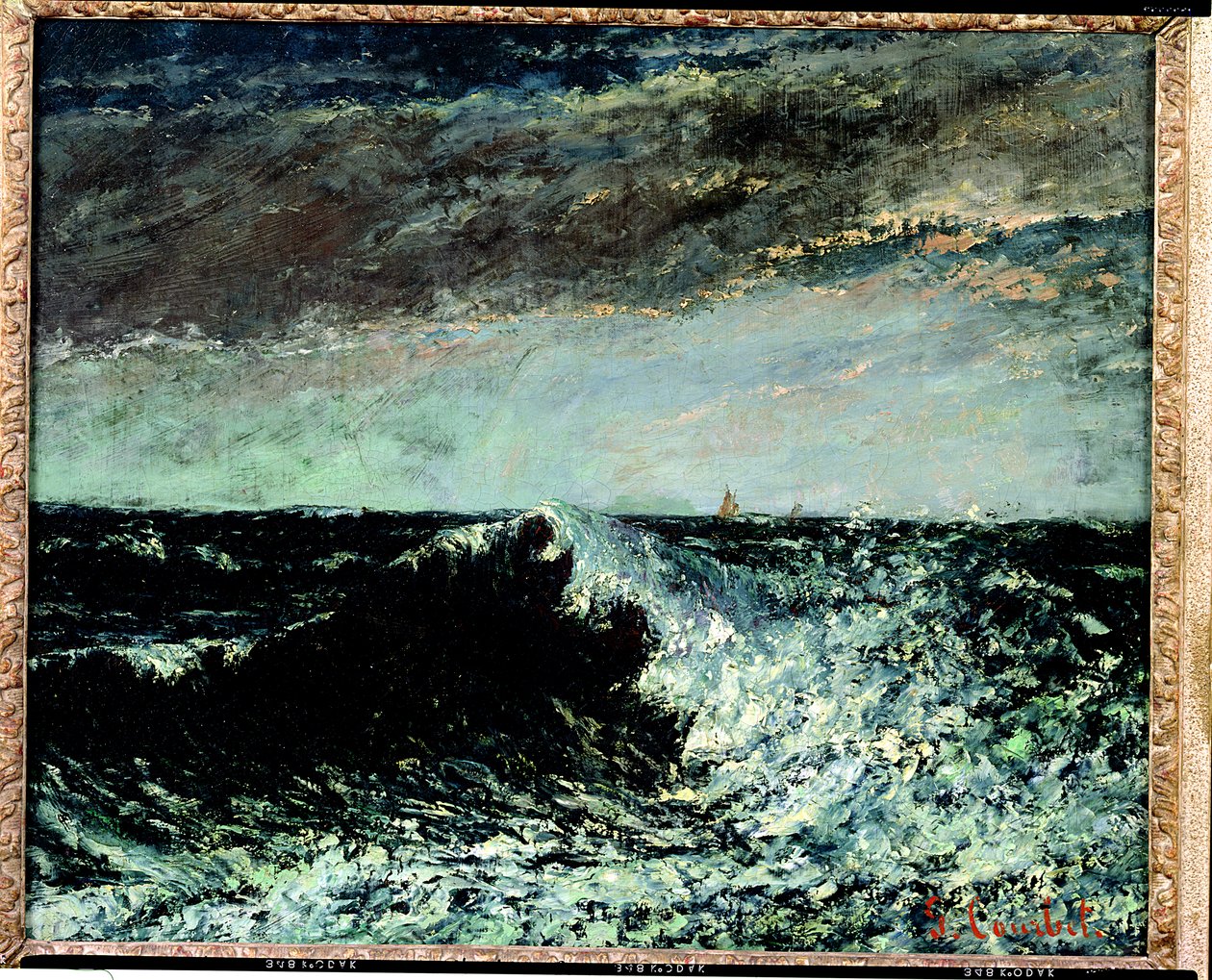 De Golf door Gustave Courbet