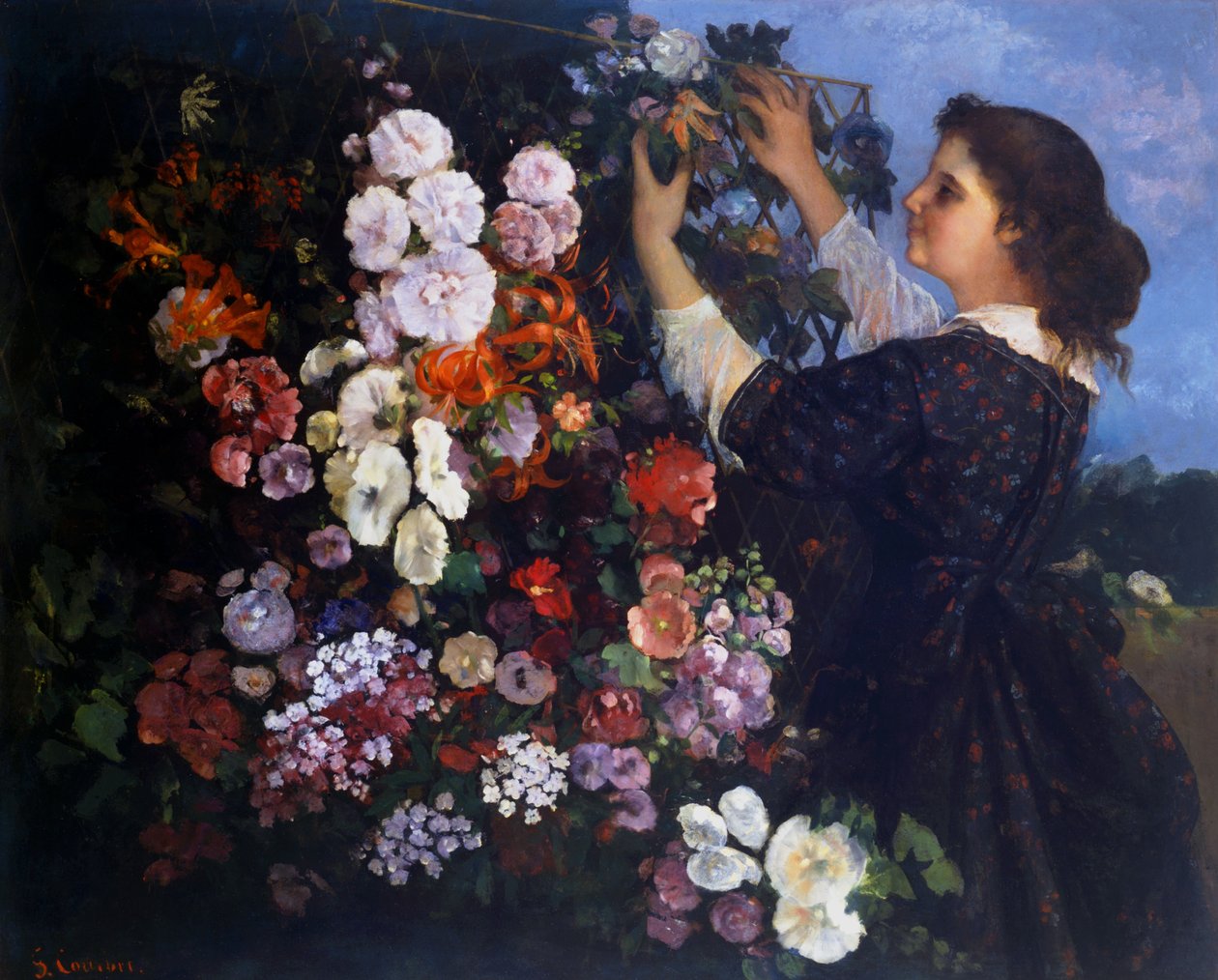 Trellis door Gustave Courbet