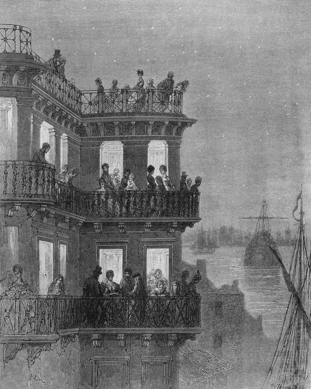 Greenwich in het seizoen, illustratie uit 