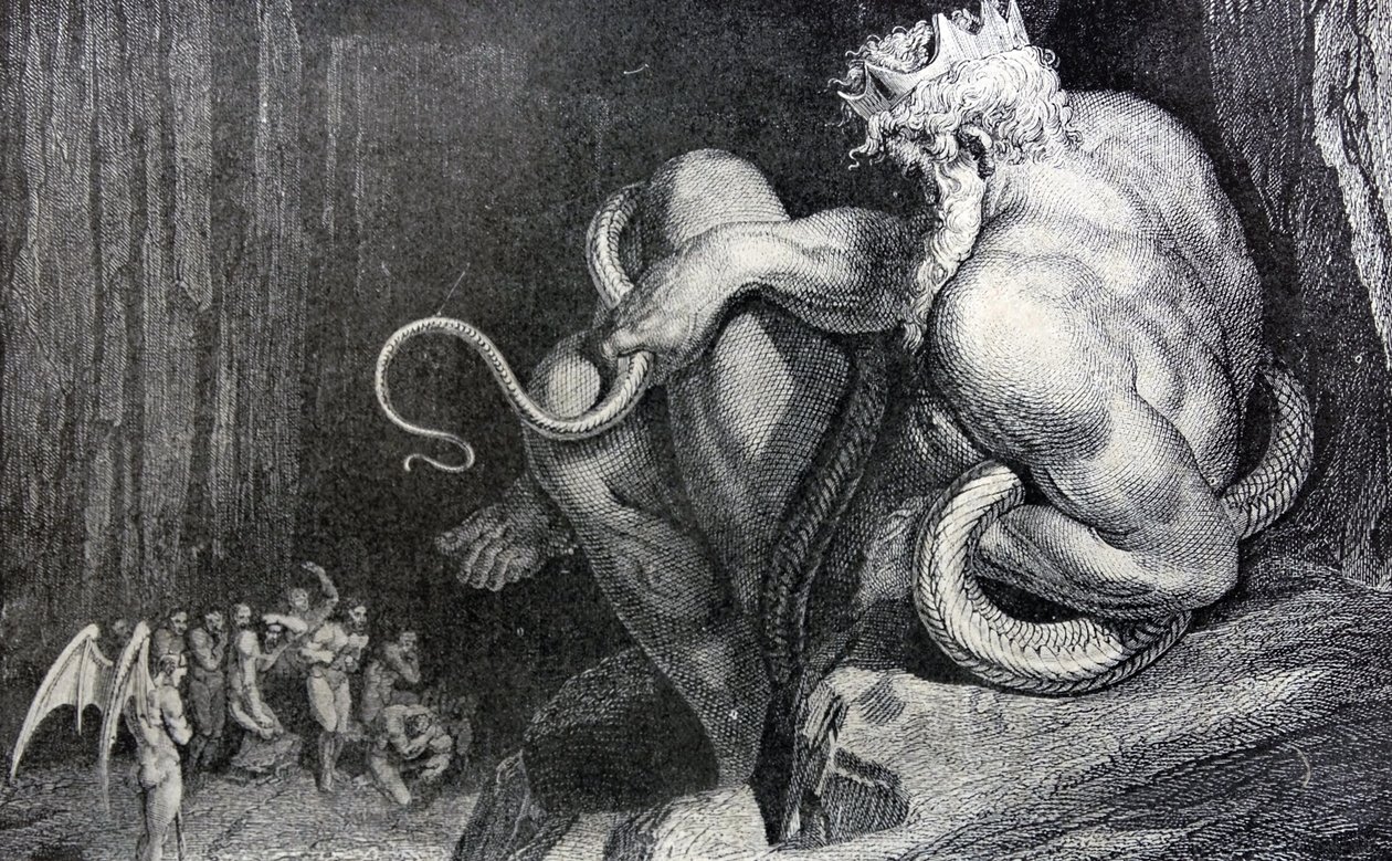Daar staat Minos, 1862 door Gustave Dore