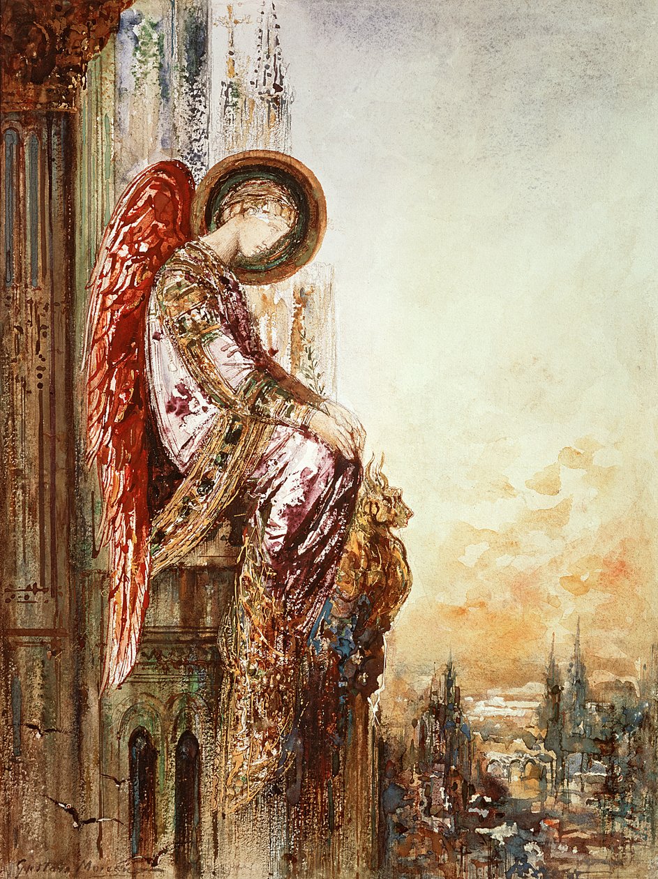 Engel Reiziger door Gustave Moreau