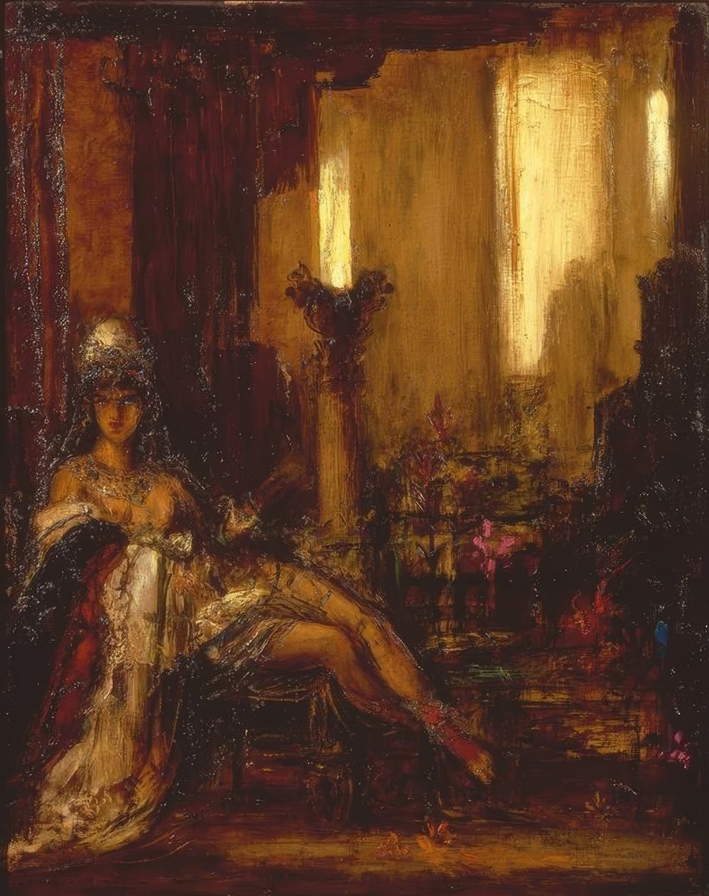Delila door Gustave Moreau