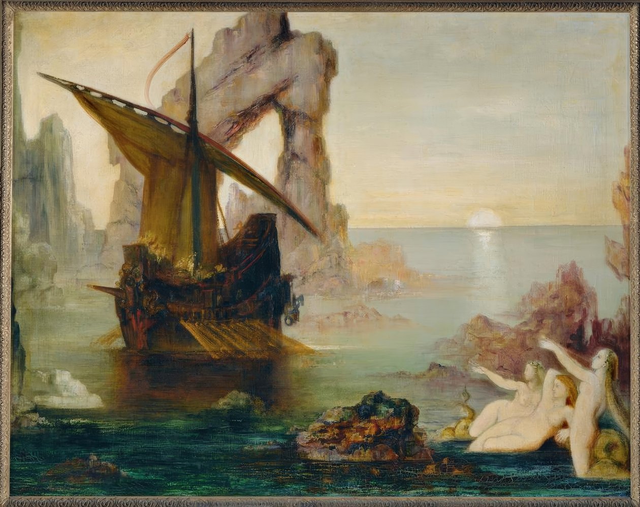 De sirenen (Odysseus en de sirenen) door Gustave Moreau