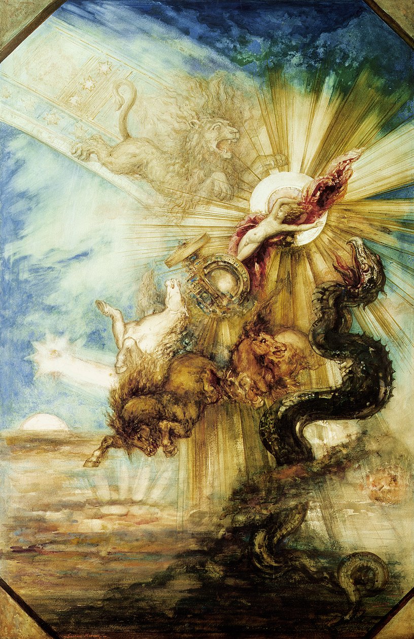 De Val van Phaethon door Gustave Moreau