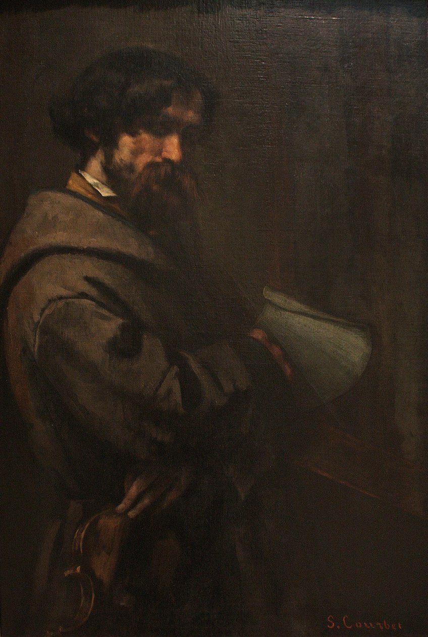 Alphonse Promayet door Gustave Courbet