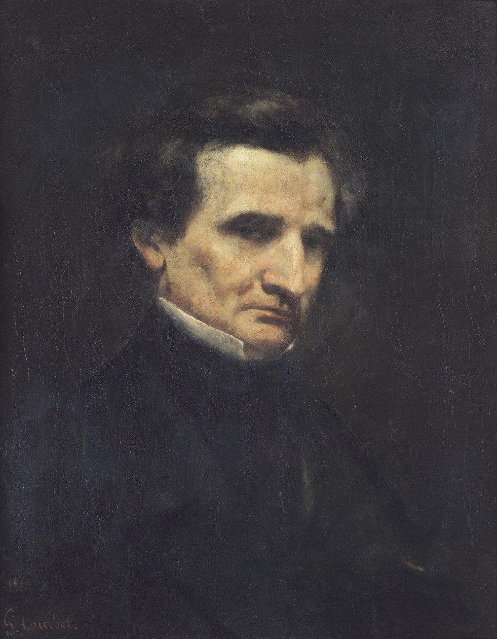 Hector Berlioz (1803-69), 1850 door Gustave Courbet