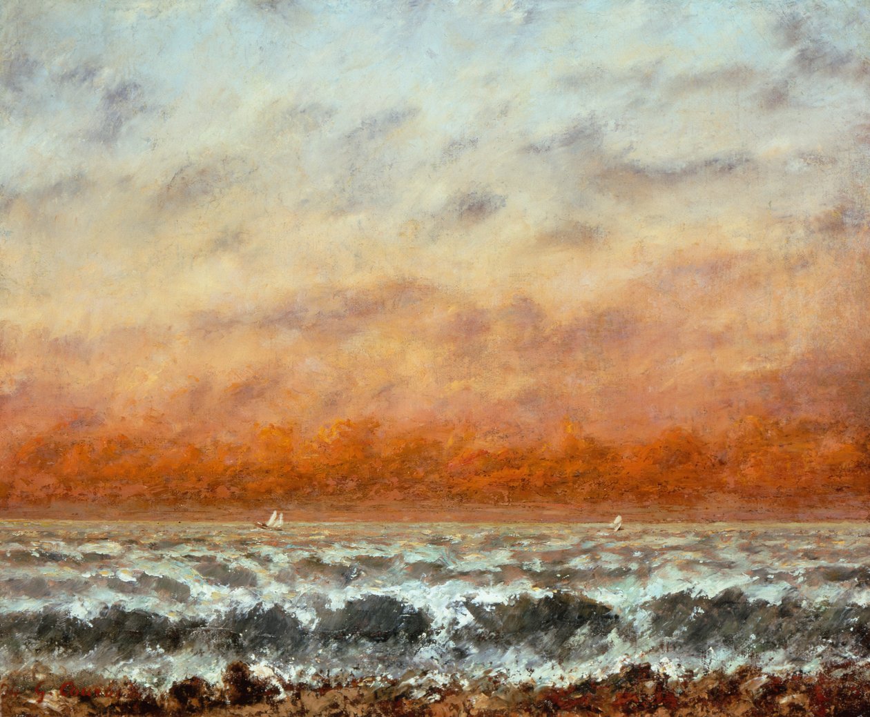 Marine door Gustave Courbet