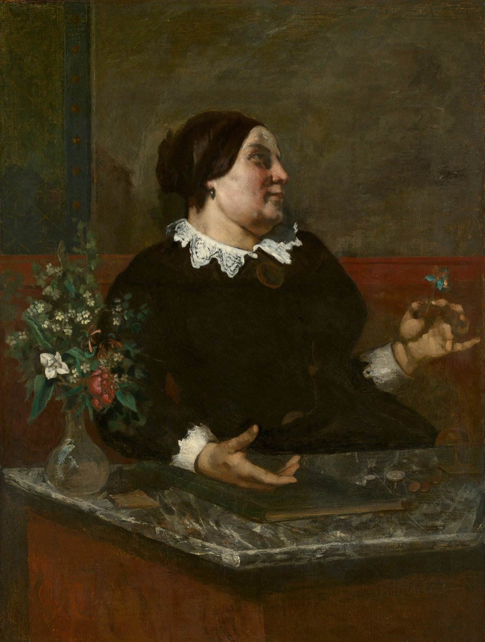 Mère Grégoire door Gustave Courbet