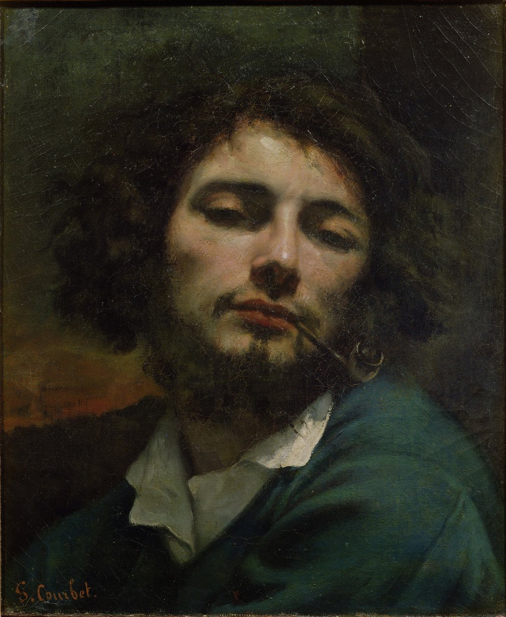 Zelfportret door Gustave Courbet