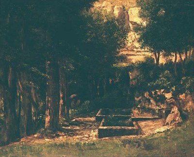 De Fontein door Gustave Courbet