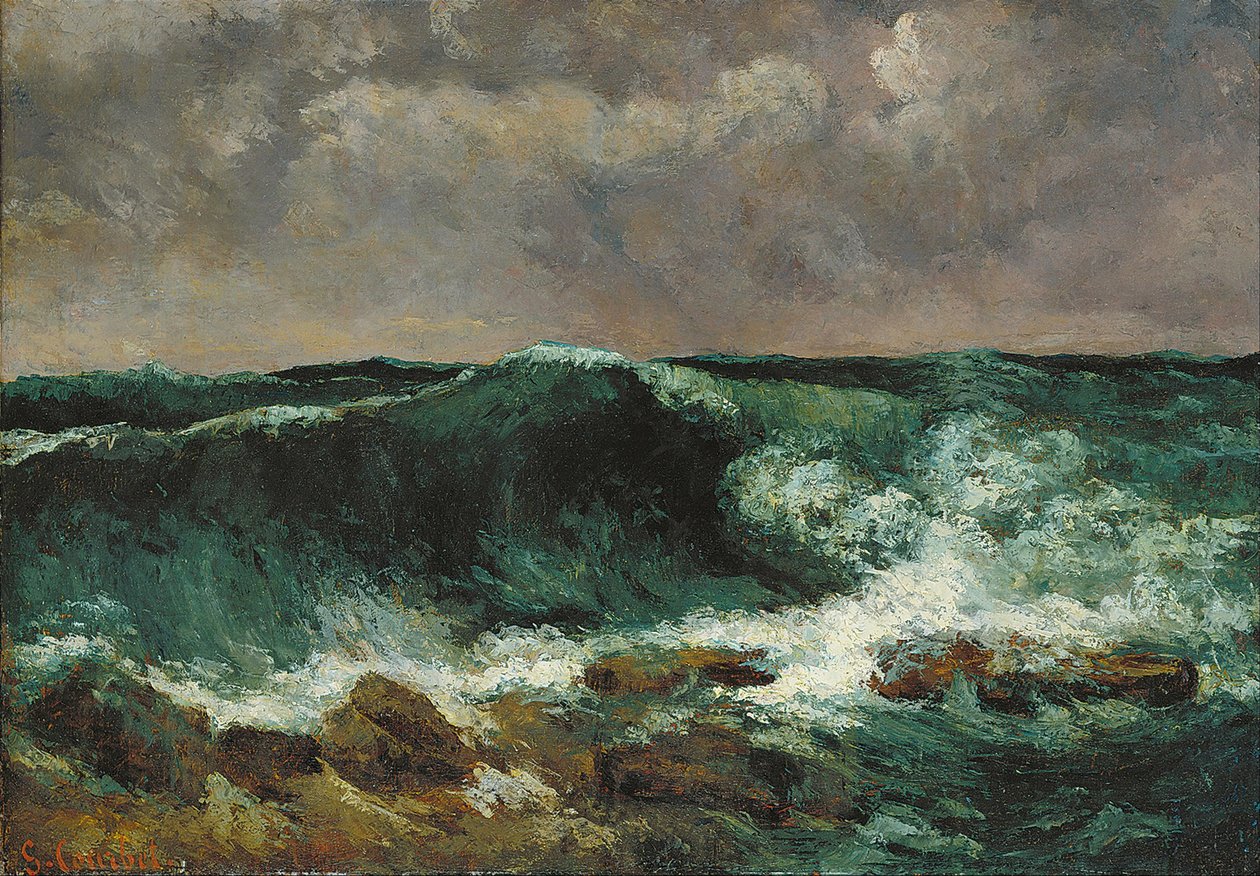 De golf door Gustave Courbet