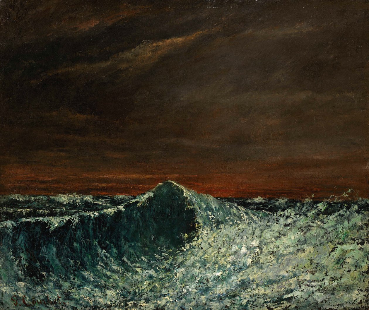De Golf, 1872-1873 door Gustave Courbet
