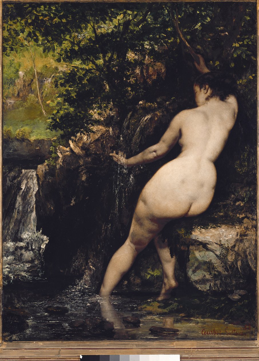 De bron door Gustave Courbet