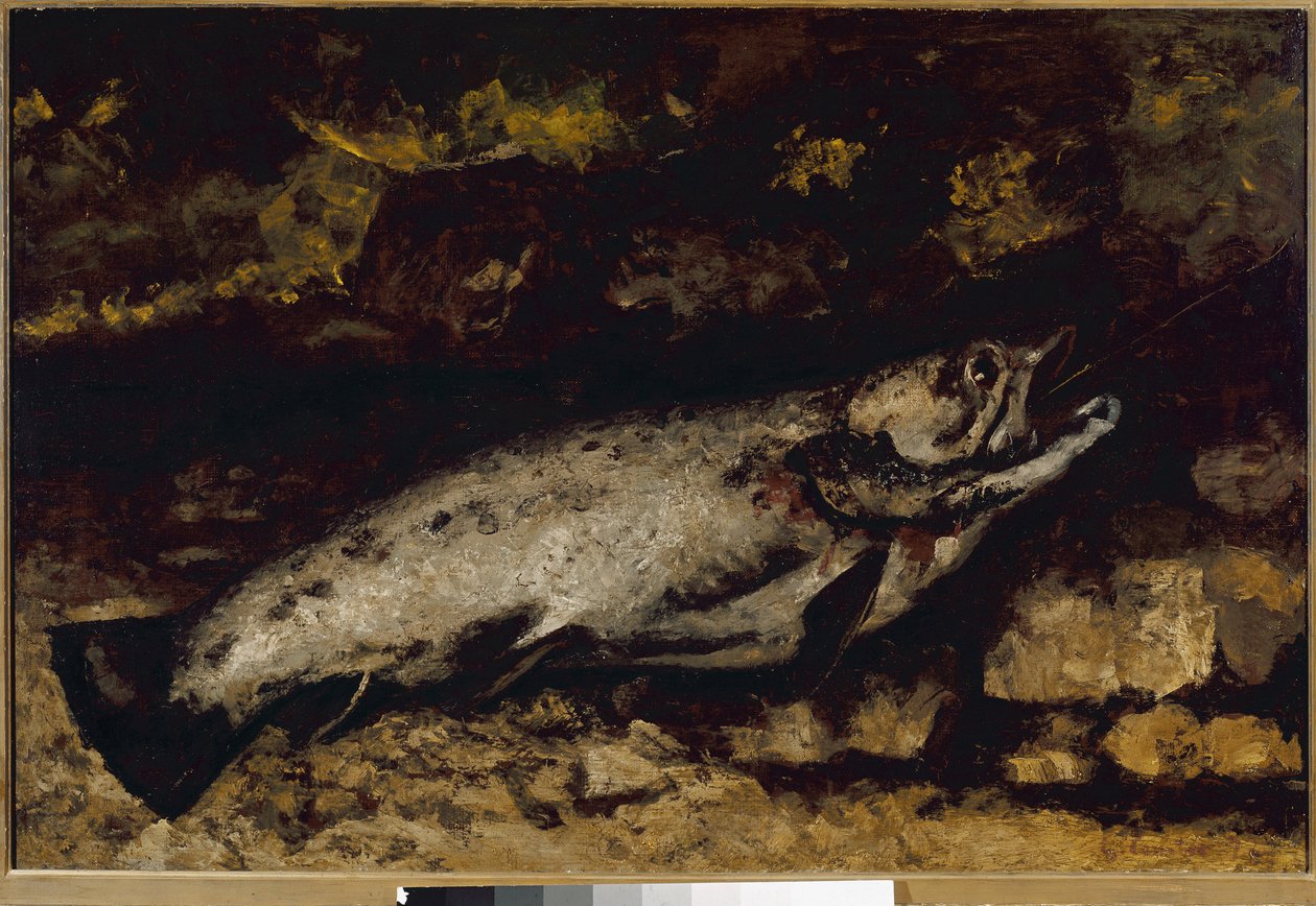 De forel door Gustave Courbet