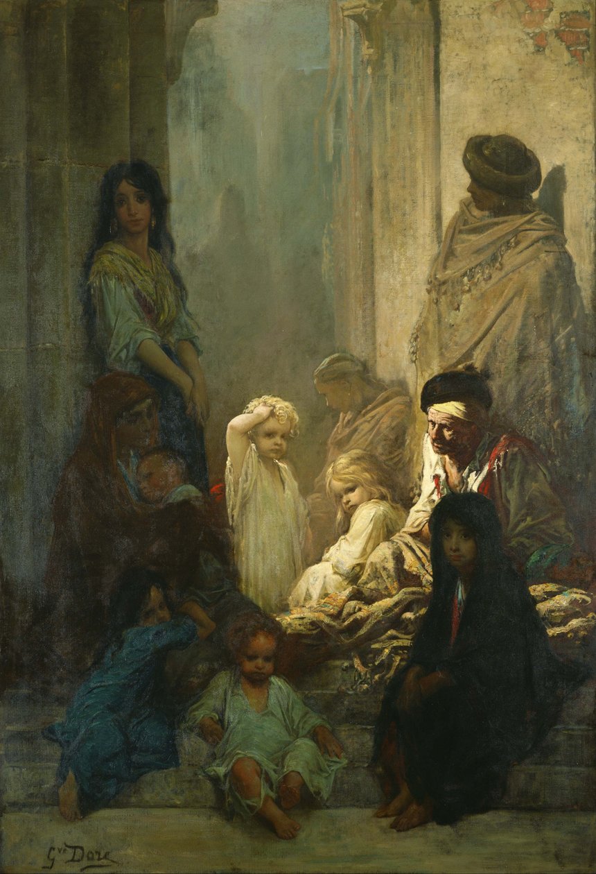La Siesta, Herinneringen aan Spanje. door Gustave Dore