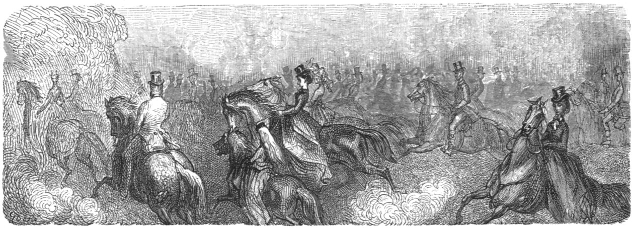 Een ochtendrit, 1872 door Gustave Dore