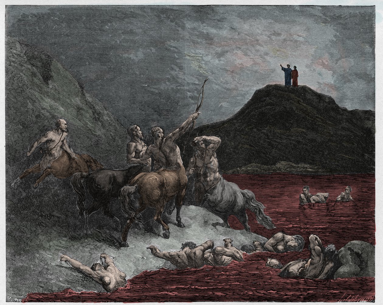 Inferno, Canto 12: Nessus door Gustave Dore