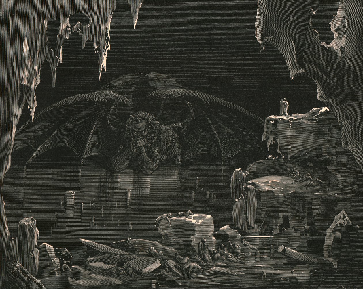 Zie! riep hij uit, zie Dis! door Gustave Dore