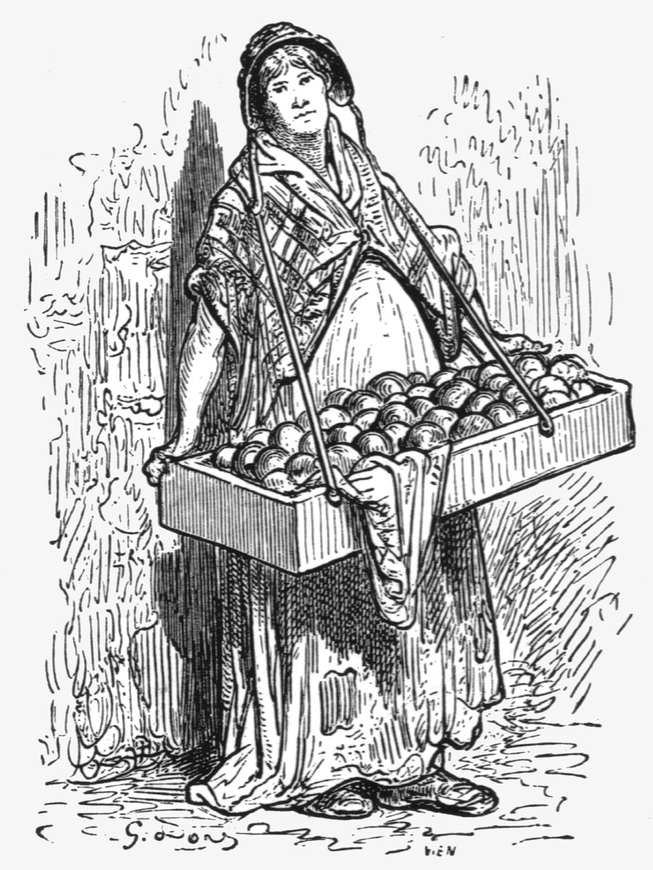Oranje Vrouwen, 1872 door Gustave Dore