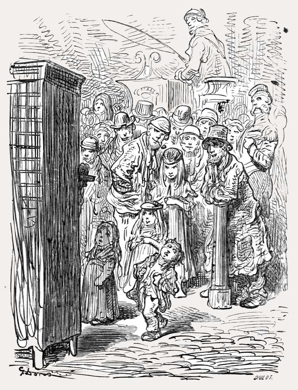 Punch en Judy door Gustave Dore