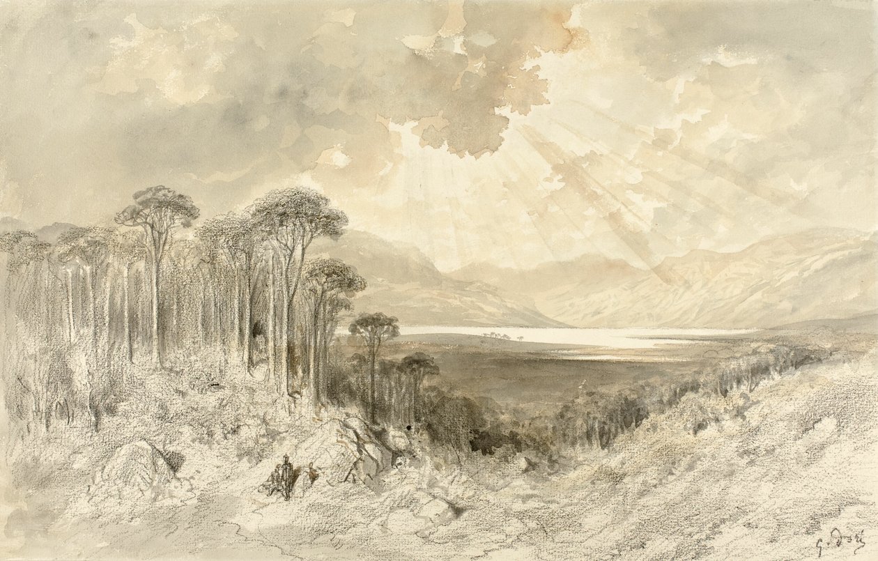 Schots Landschap door Gustave Dore