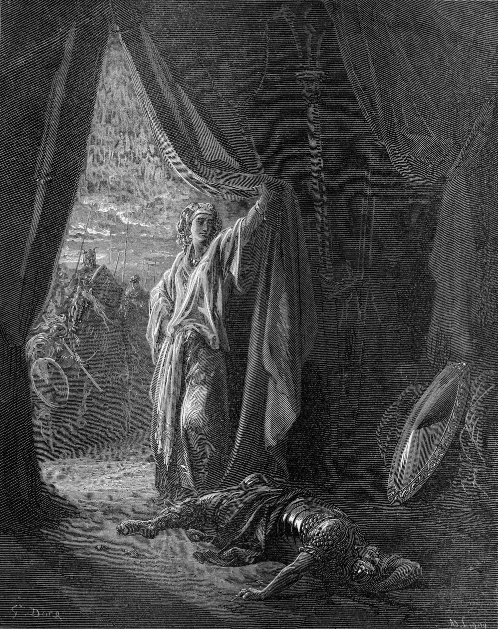 Sisera gedood door Jael door Gustave Dore