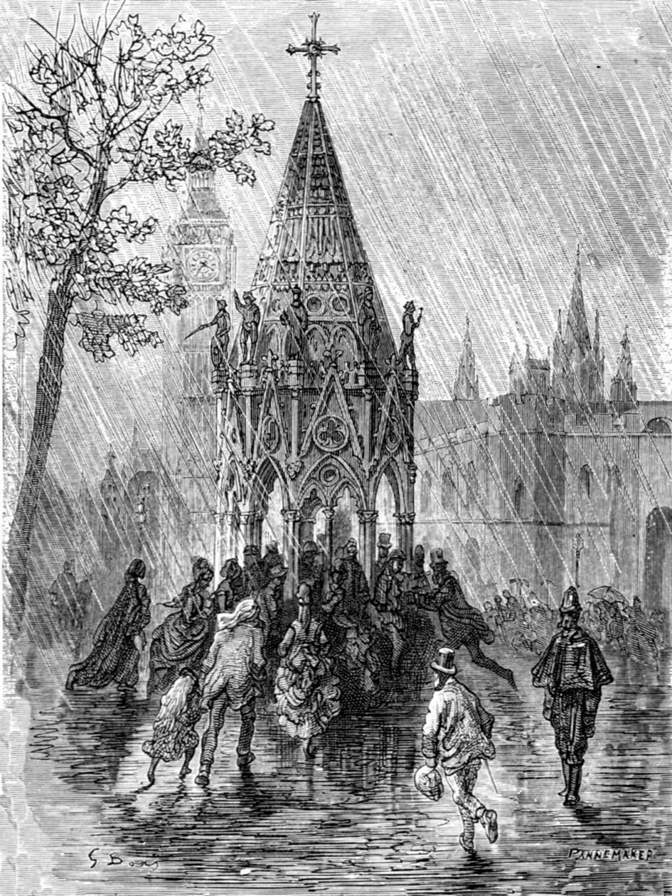 The Fountain - Broad Sanctuary door Gustave Dore