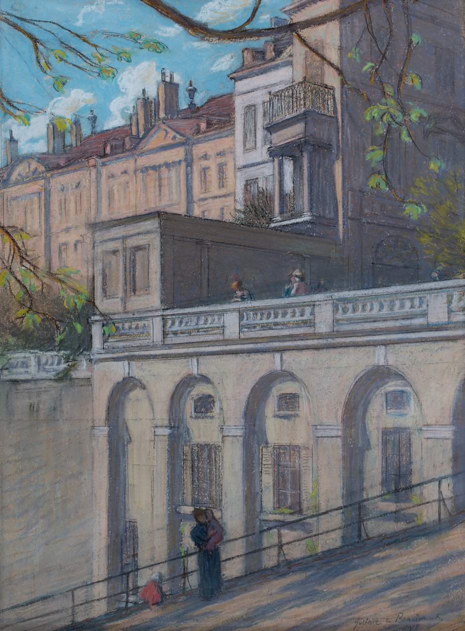La Treille in Genève door Gustave Henri de Beaumont