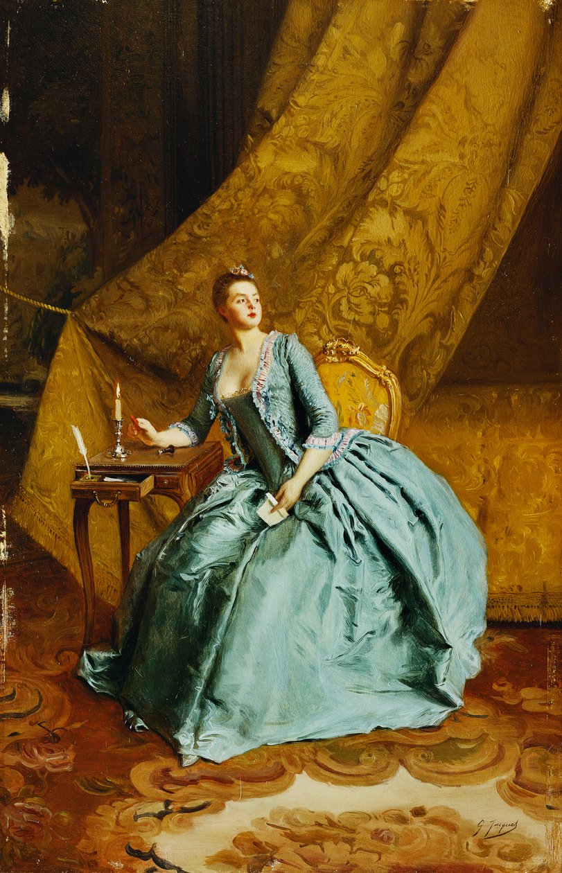 De boodschap door Gustave Jacquet