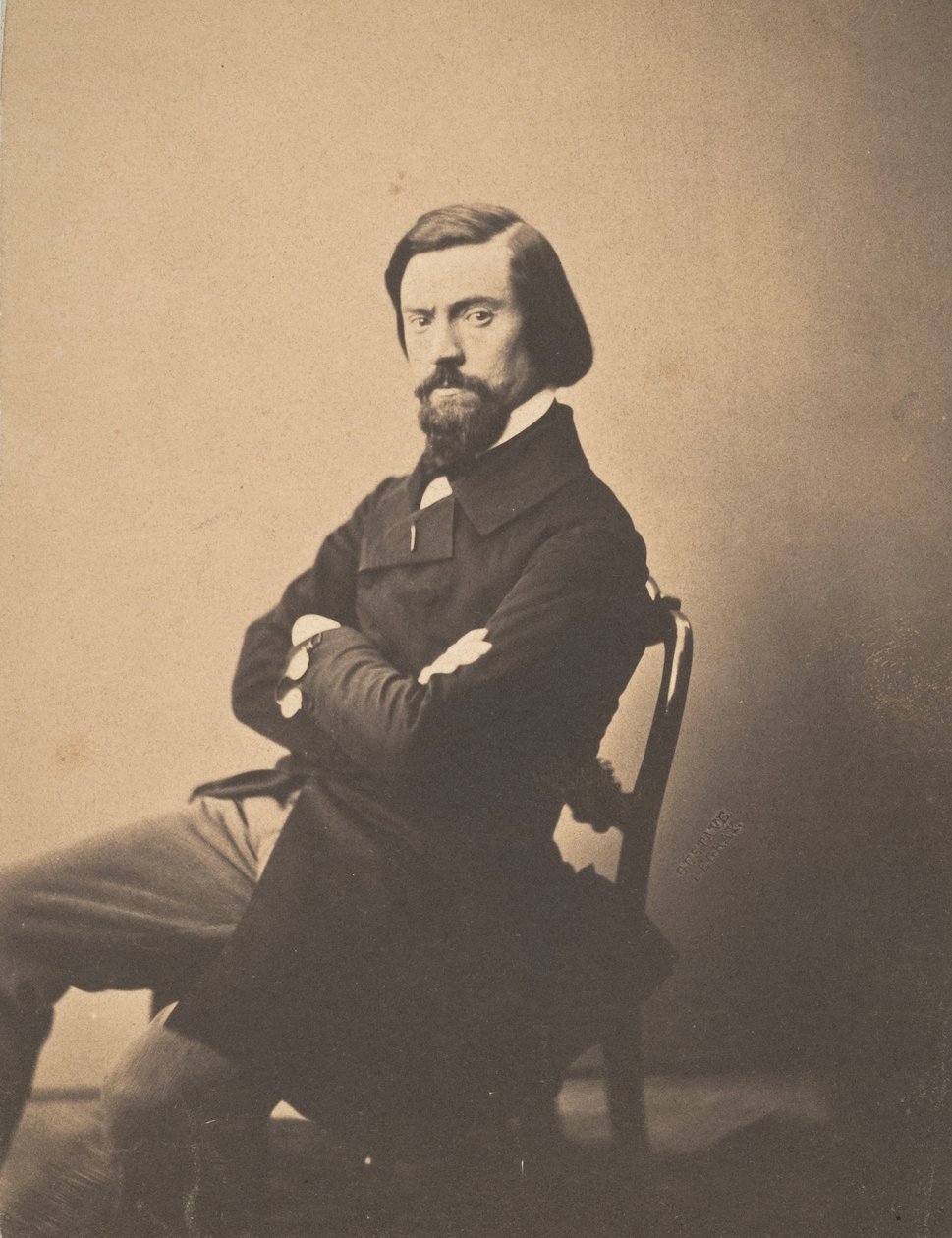 Portret van Pitre-Chevalier door Gustave Le Gray