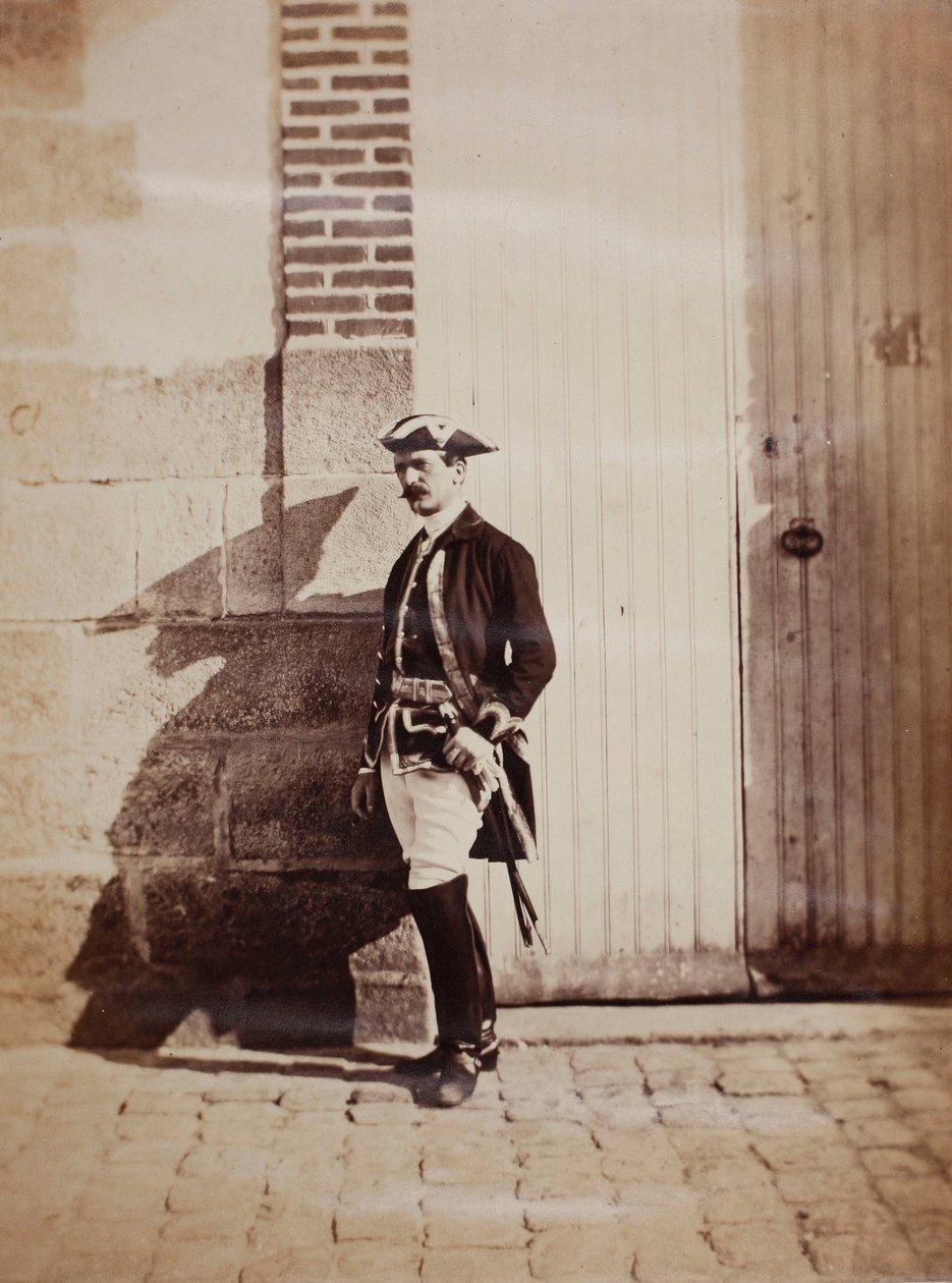 Prins Moskova in Chalons, 1857 door Gustave Le Gray