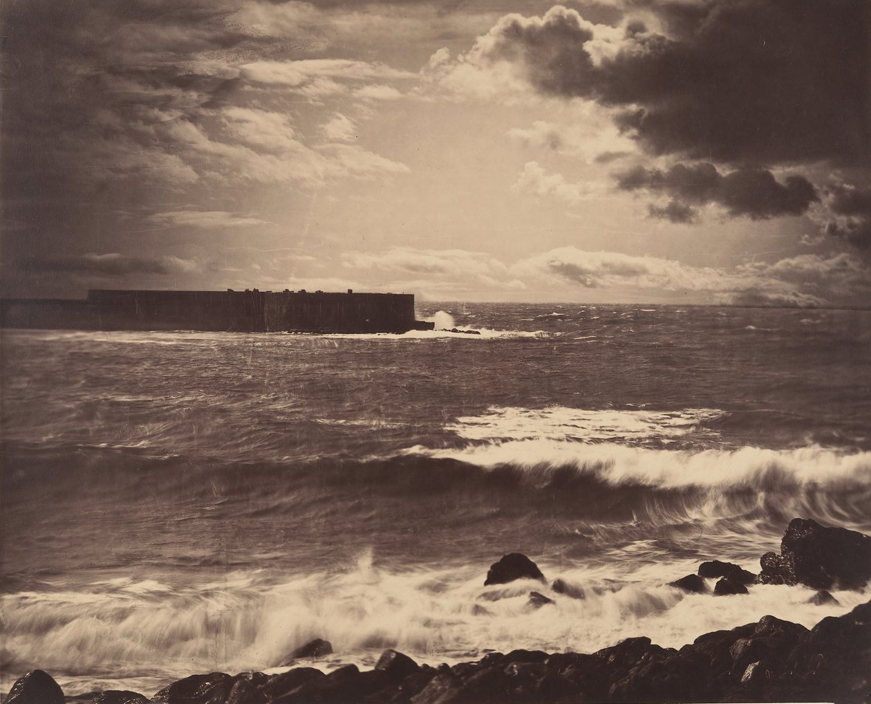 De Grote Golf, Sète, 1857 door Gustave Le Gray