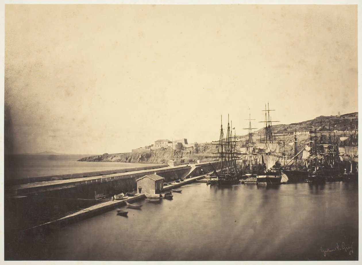 De Pier bij Sète door Gustave Le Gray