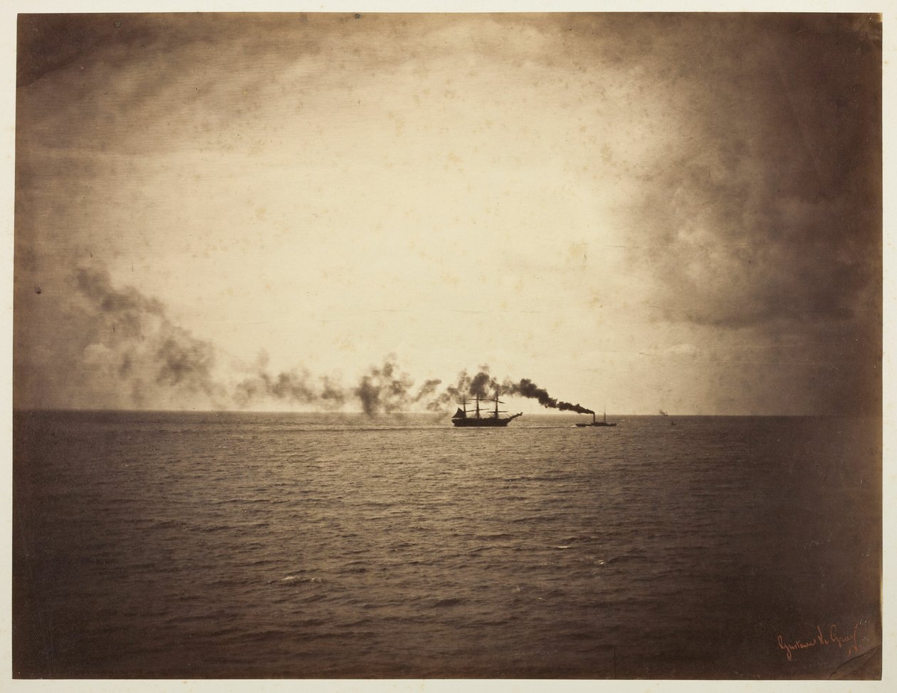 De Sleepboot door Gustave Le Gray