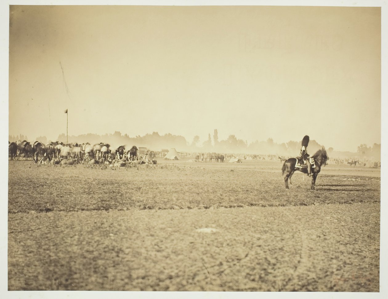 Zonder titel [cavalerie] door Gustave Le Gray