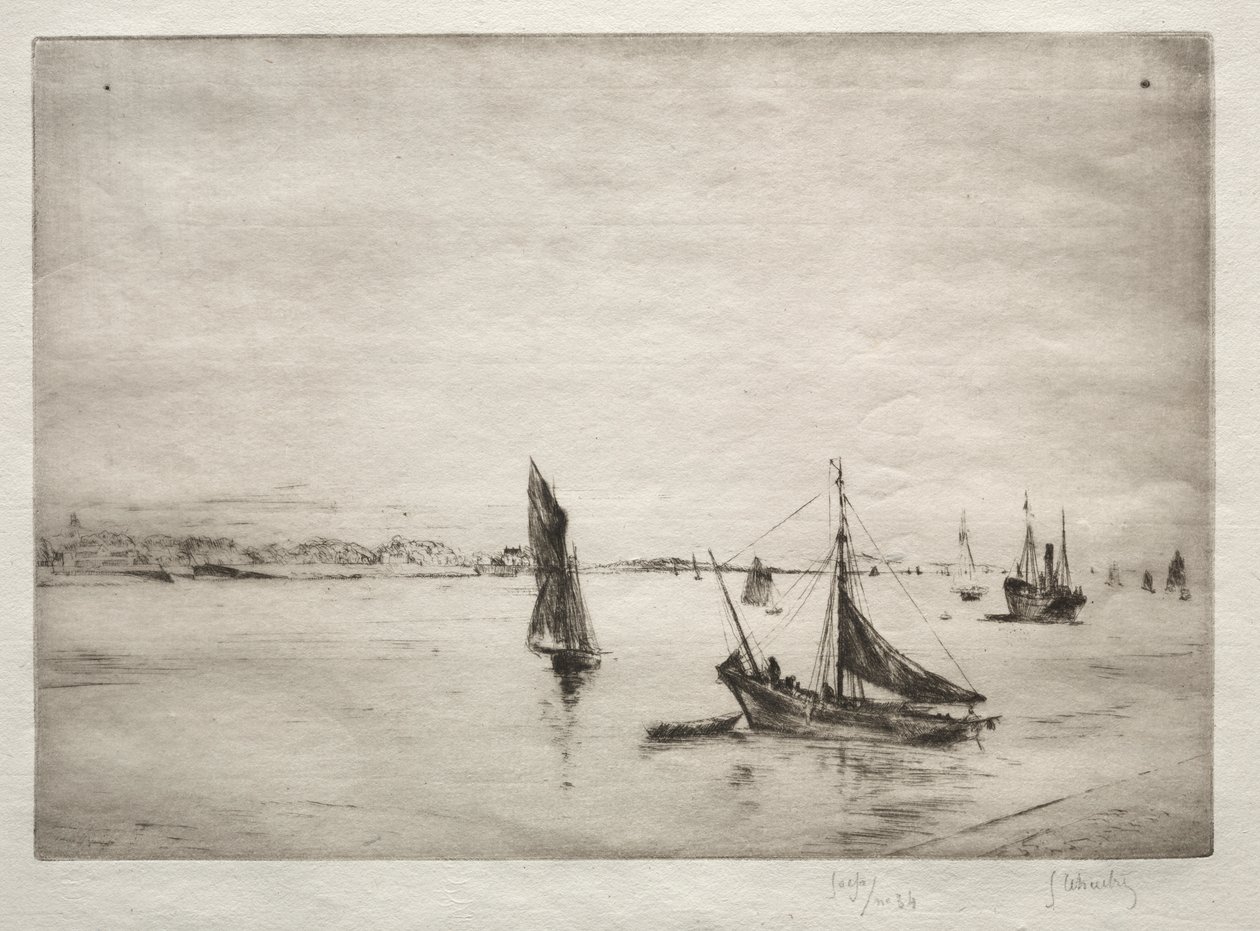 De Weg van La Rochelle door Gustave Leheutre