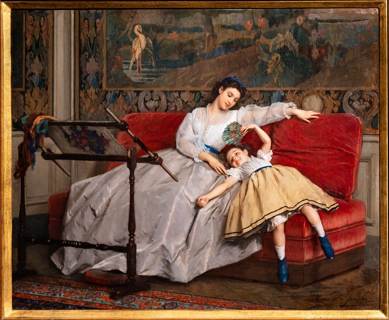 Vreugden van het Moederschap door Gustave Léonard de Jonghe