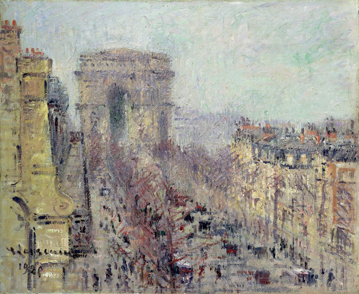 Avenue de Friedland, Parijs door Gustave Loiseau