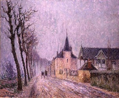 Pothuis kade, Pontoise door Gustave Loiseau