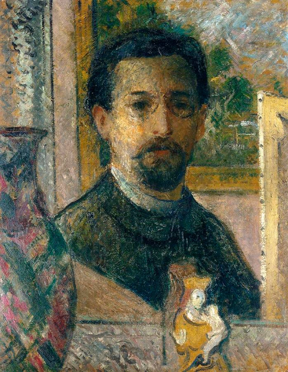Zelfportret, ca. 1916 door Gustave Loiseau