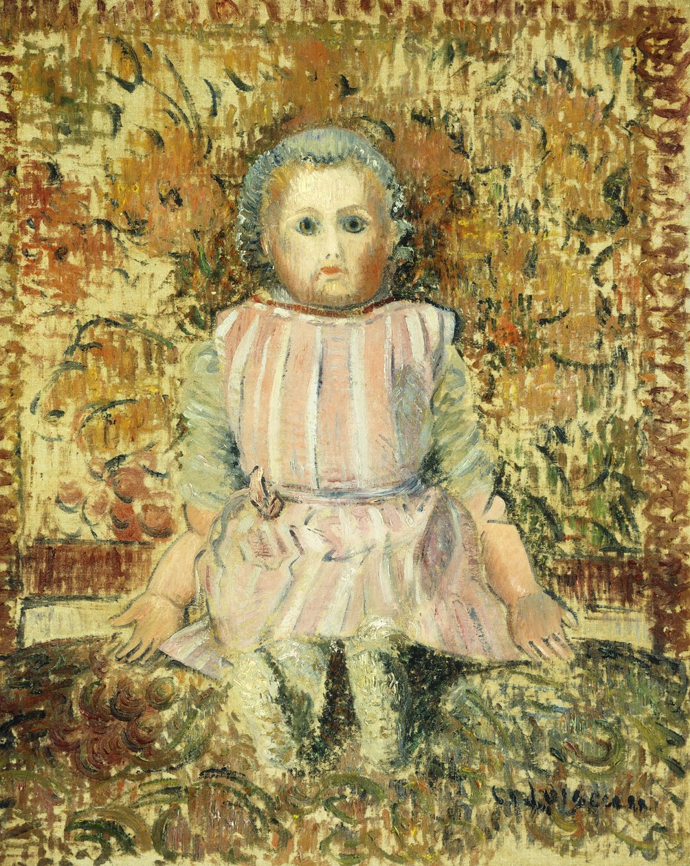 De pop; Le Poupee, ca.1919 door Gustave Loiseau