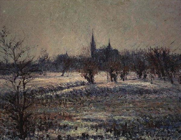 Witte vorst door Gustave Loiseau