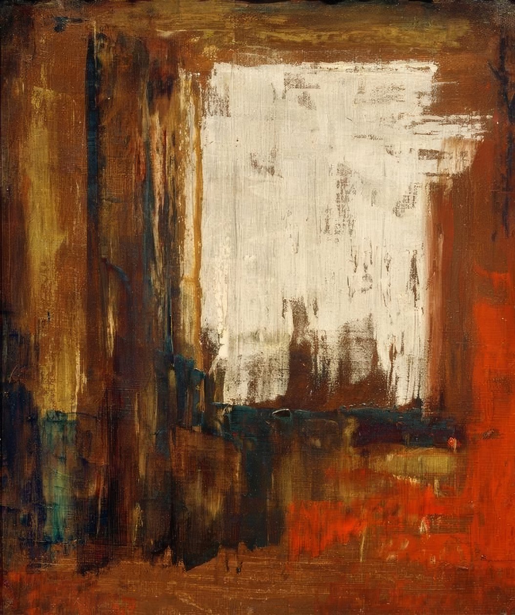 Interieur. Schets door Gustave Moreau